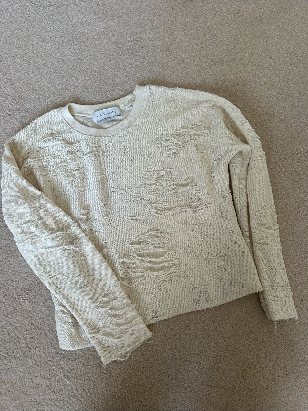IRO Distressed Sweatshirt